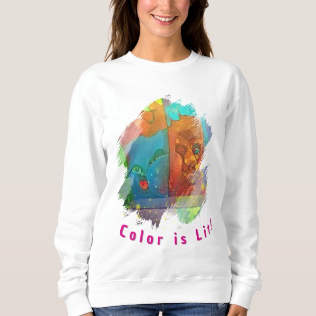 Cozy Artistic Winter Sweatshirt (Front)