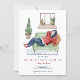 Cozy At Home Retirement Party Invitation