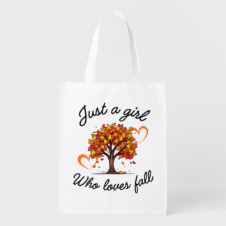 Cozy Autumn Aesthetic Design Grocery Bag