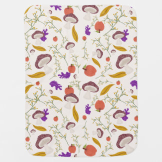 Cozy Autumn Baby Blanket – Hand-Drawn