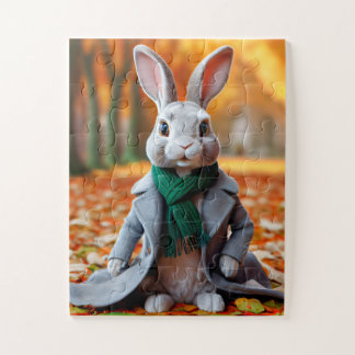 Cozy Autumn Bunny Puzzle