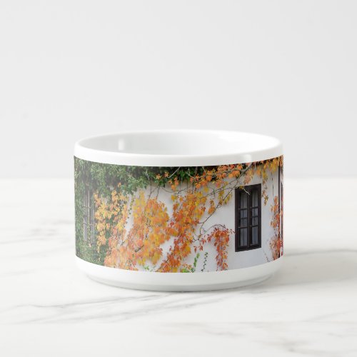 Cozy Autumn Cottage Countryside Architecture Bowl