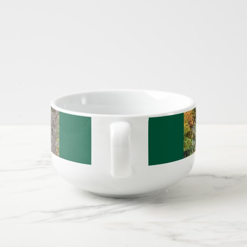 Cozy Autumn Cottage Countryside Architecture Soup Mug