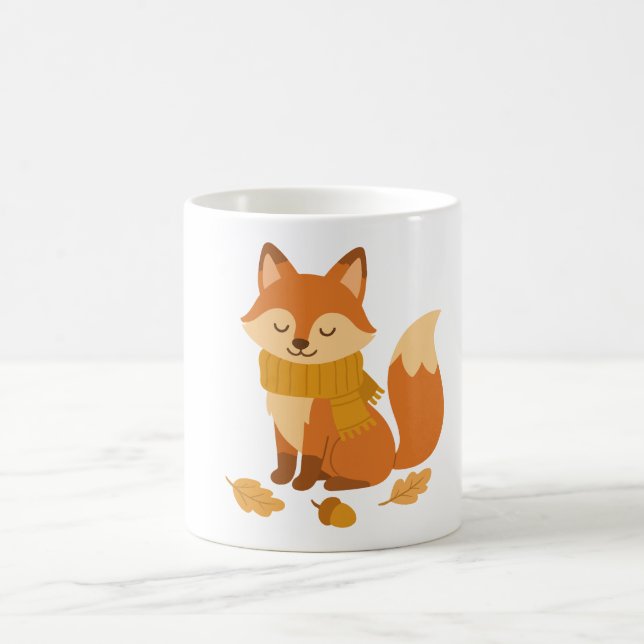 Cozy Autumn Fox Mug (Center)