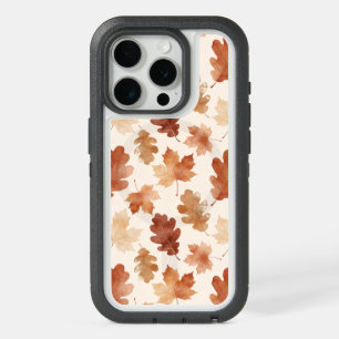 Cozy Autumn Leaf Pattern iPhone 15 Pro Case
