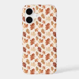 Cozy Autumn Leaf Pattern iPhone 17 Case