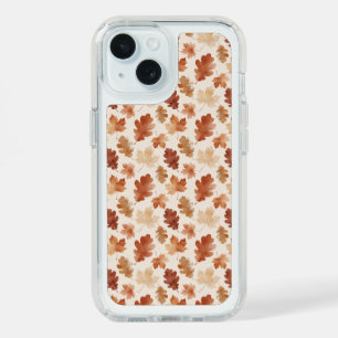 Cozy Autumn Leaf Pattern iPhone 15 Case