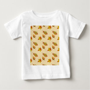 Cozy autumn maple leaves oak leaves  baby T-Shirt