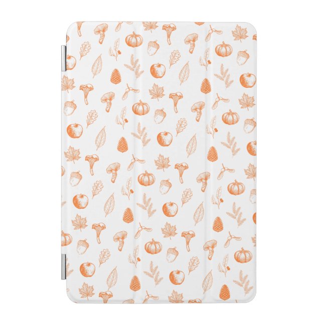 Cozy Autumn Pattern iPad Mini Cover (Front)