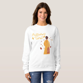 Cozy Autumn Time | Cute Fall Graphic Pullover
