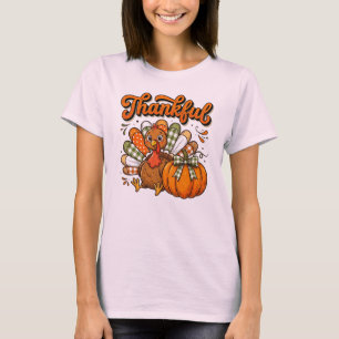 Cozy Autumn Turkey Harvest Celebration T-Shirt