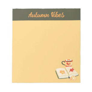 Cozy Autumn Vibes Notepad