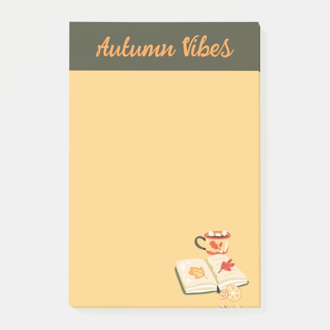 Cozy Autumn Vibes Notes (Front)