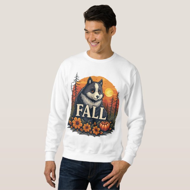 Cozy Autumn Vibes T-Shirt Sweatshirt (Front Full)
