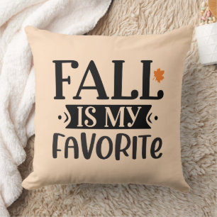 Cozy Autumn Vibes Throw Pillow