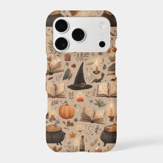 Cozy Autumn Witchcraft Seamless Pattern Iphone 18 Pro Case