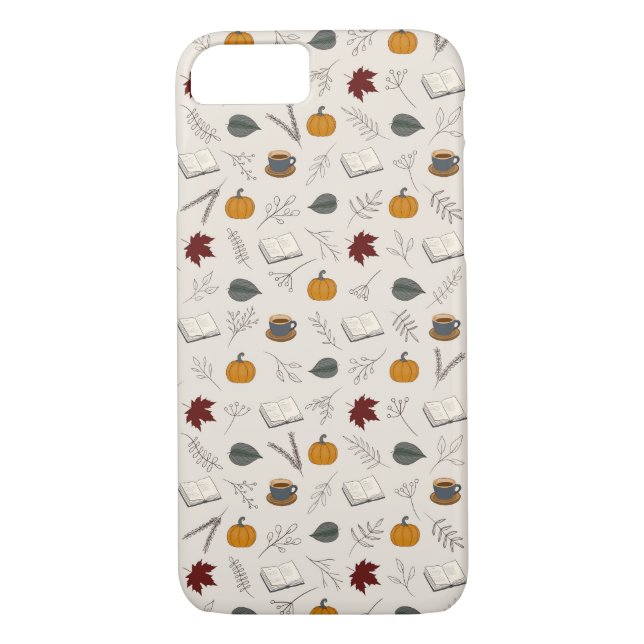 Cozy autumnal patterned Case-Mate iPhone case (Back)
