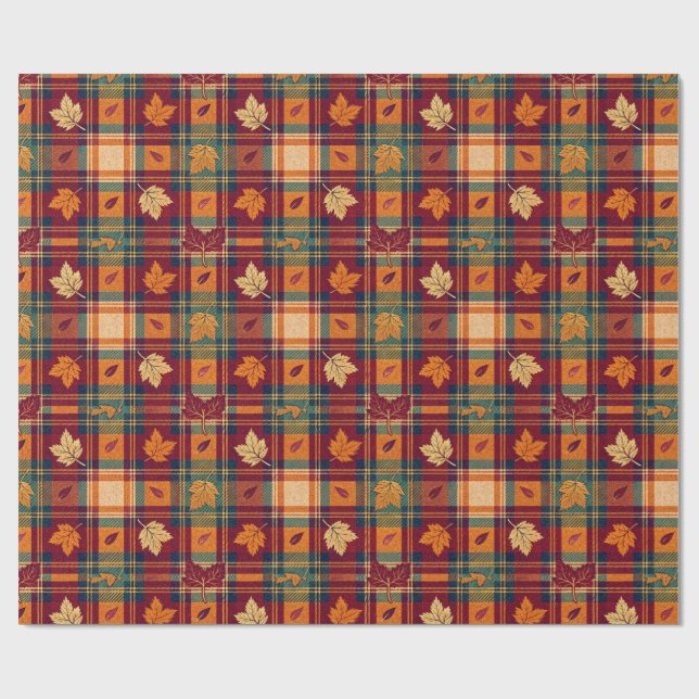 Cozy Autumnal Wrapping Paper (Flat)