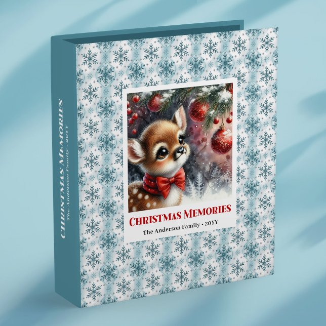 Cozy baby fawn winter scene kids memory album 3 ring binder (Cozy baby fawn winter scene kids memory album

)