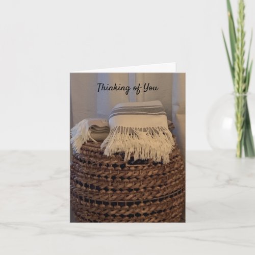 Cozy Basket Thinking of You Card