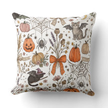 Cozy Bat Cat Halloween Pattern