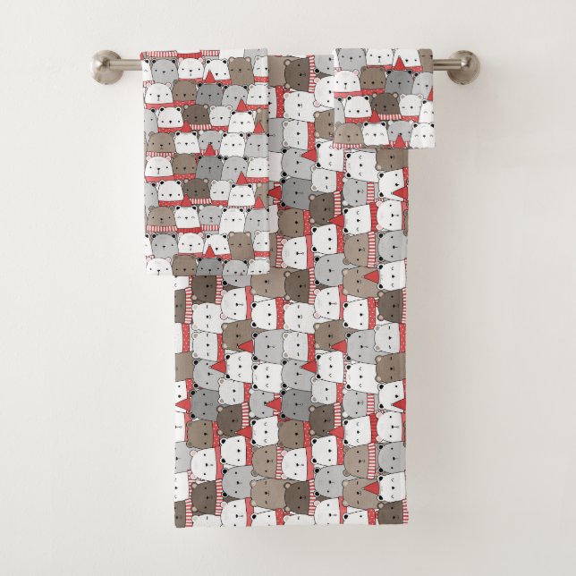 "Cozy Bath Towel Collection: Trending Designs!" (Insitu)