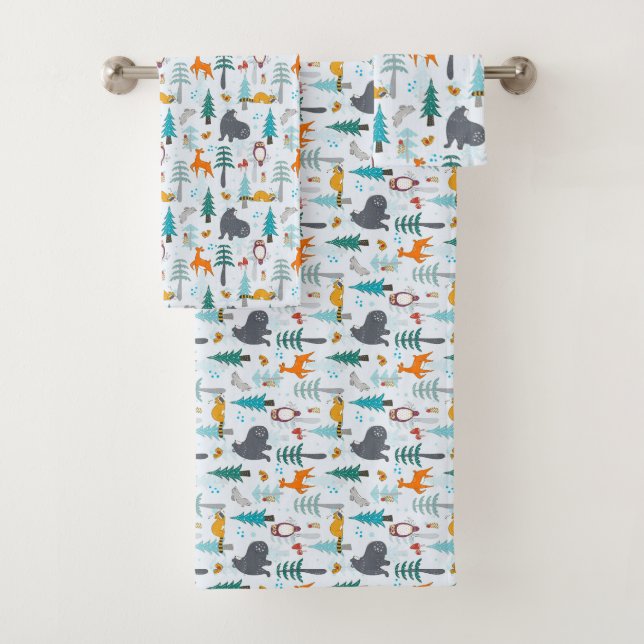 "Cozy Bath Towel Collection: Trending Designs!" (Insitu)