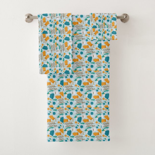 "Cozy Bath Towel Collection: Trending Designs!" (Insitu)