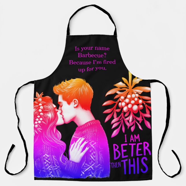 Cozy BBQ aprons for women (Front)