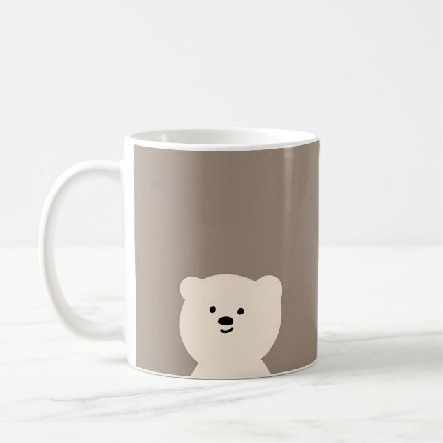 Cozy bear coffe mug (Left)