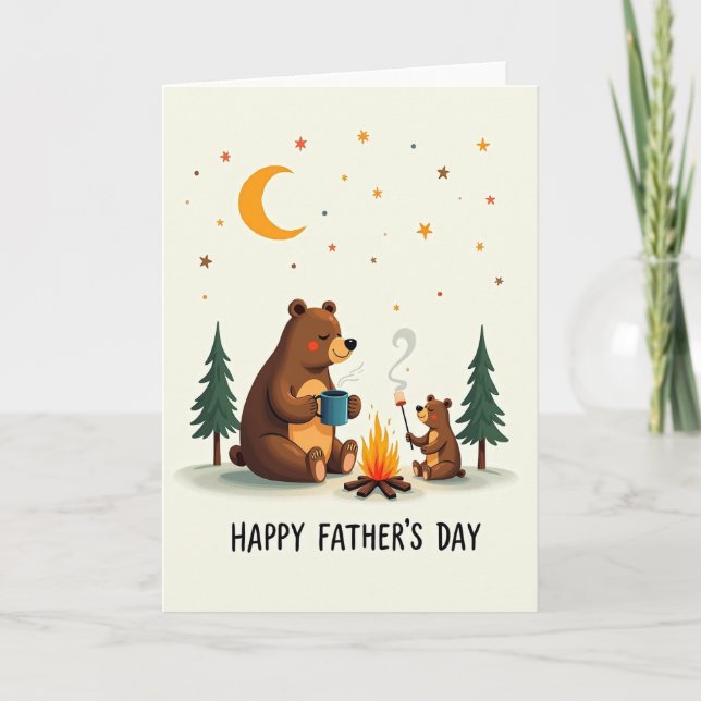 Cozy Bears Fathers Day Card (Front)