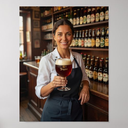 Cozy Belgian Craft Tavern Welcome Poster