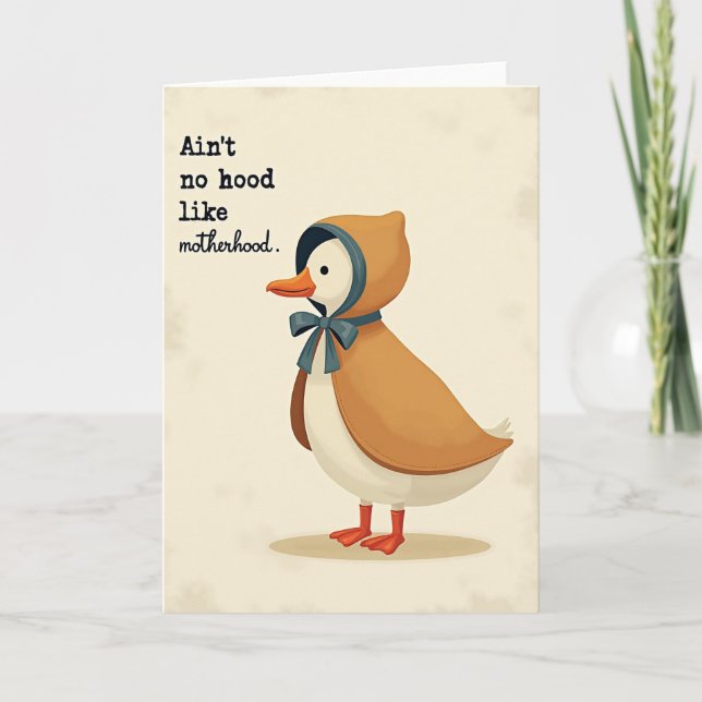 Cozy Bird Mothers Day Card (Front)