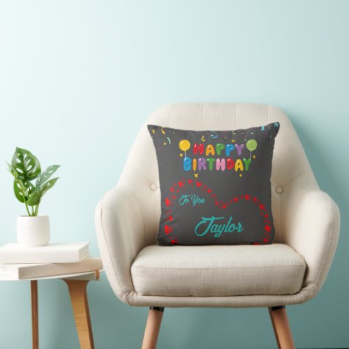 Cozy Birthday Pillow  Great Gift Stunning Design