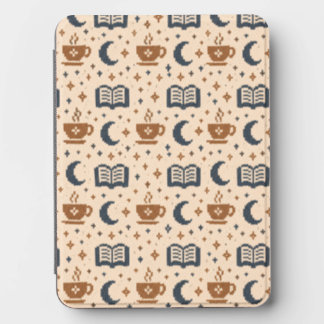 Cozy Book Lover Jacquard Knit Pattern Personalized Kindle Cover