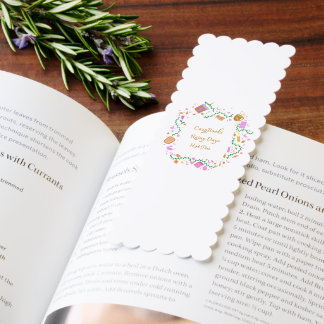 Cozy Books, Rainy Days, Hot Tea Bookmarks