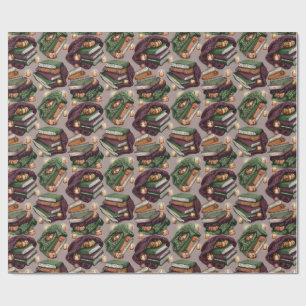 Cozy Books Wrapping Paper