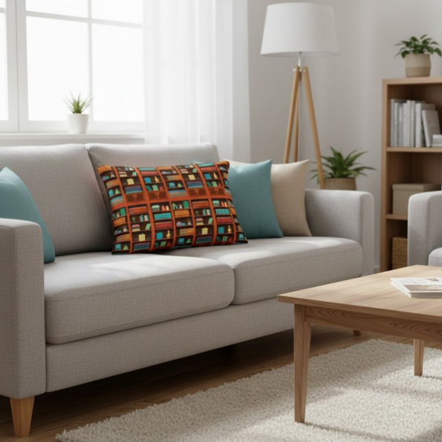 Cozy Bookshelves  Accent Pillow (Creator Uploaded)