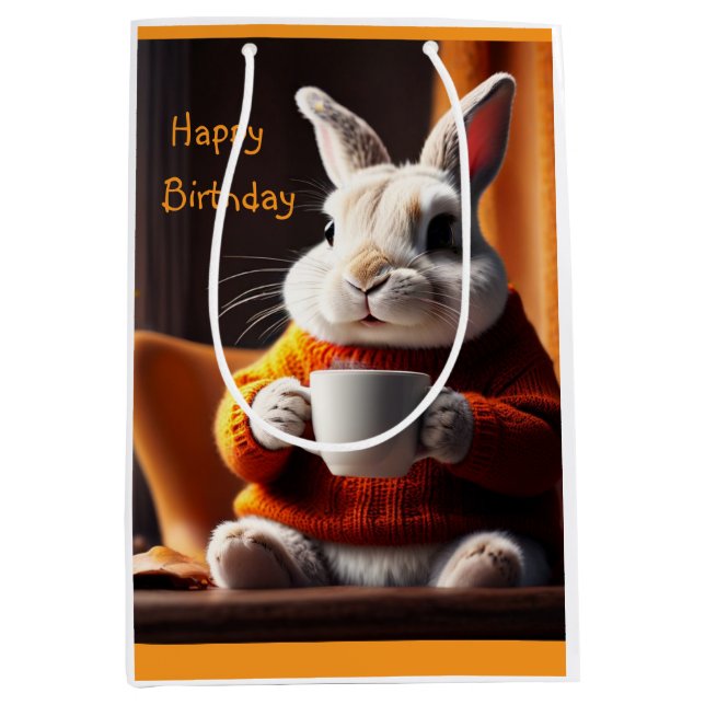 Cozy Bunny Gift Bag (Front)