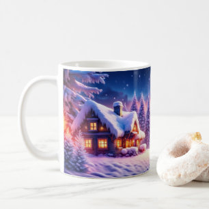 Cozy Cabin At Winter Wonderland Coffee Mug