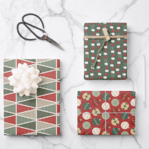Cozy Cabin Christmas Set 1 Wrapping Paper Sheets