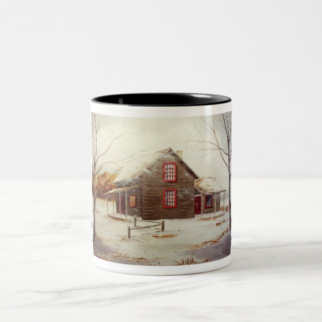 Cozy Cabin Coffee Mug (Center)