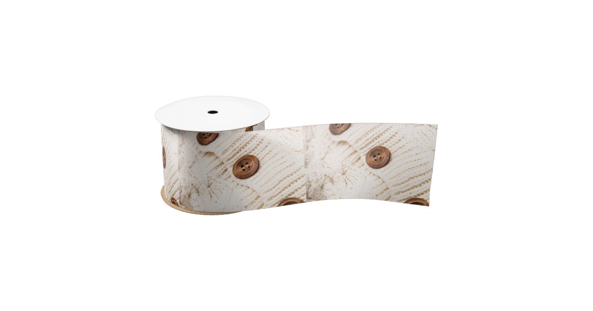 Cozy cable knit ribbon Zazzle