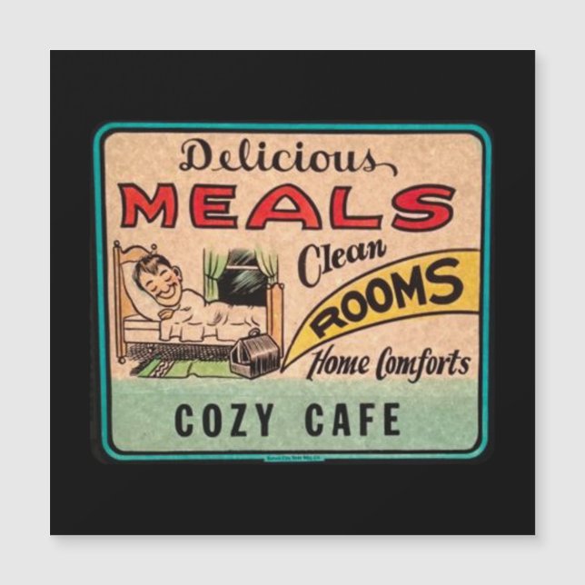 Cozy Cafe: Delicious Meals, Clean Rooms, (Front)