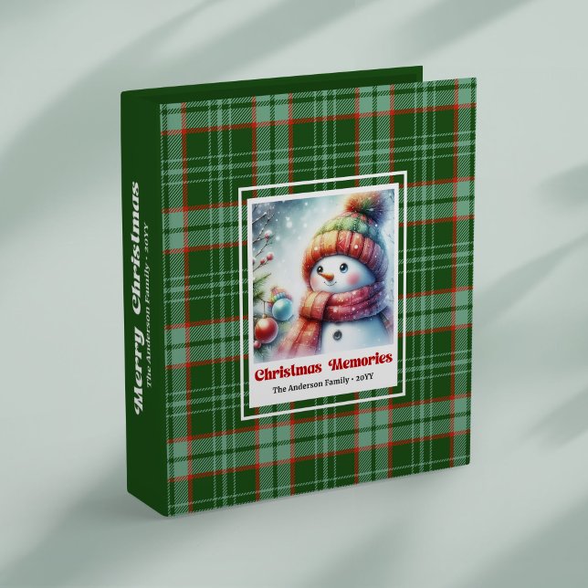 Cozy cartoon snowman festive binder album editable (Cozy cartoon snowman festive binder album editable joy

)