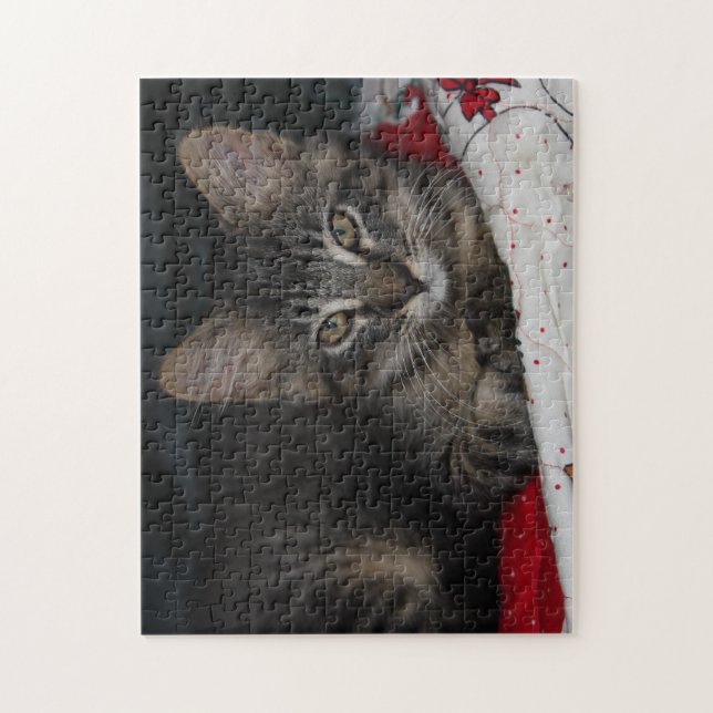 Cozy Cat Caspian Puzzle (Vertical)