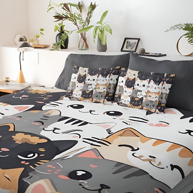 Cozy Cat Duvet Cover (Creator Uploaded)