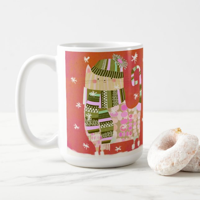 Cozy Cat Mug (With Donut)