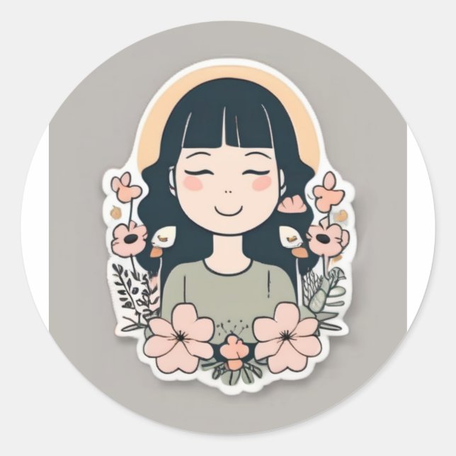 Cozy Cat Nap Sticker (Front)