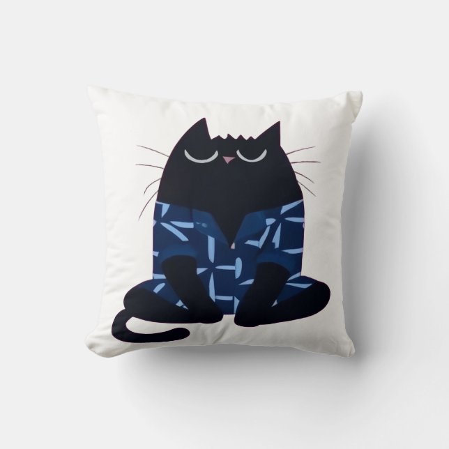 Cozy cat pillow (Front)